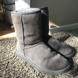 Grey short Ugg Boots